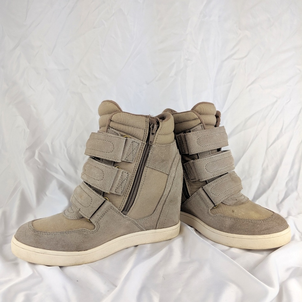 Aldo Beige / Taupe Abina Wedge Trainer Sneaker 8
